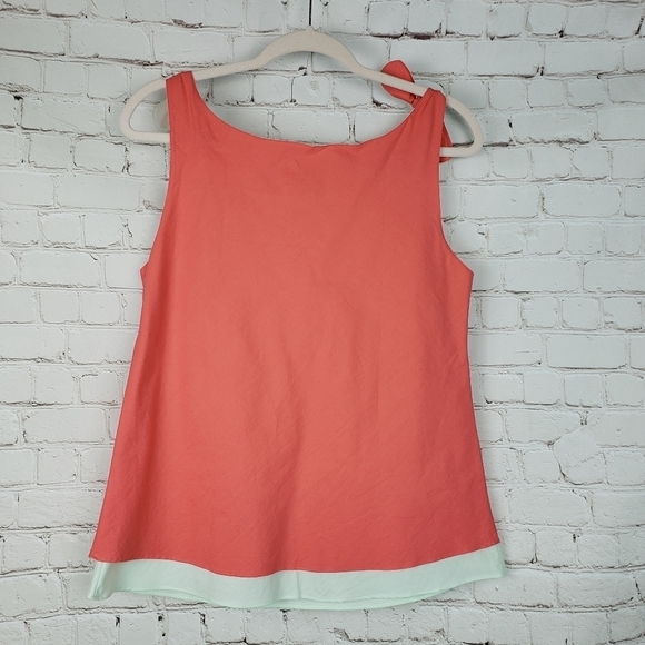 Peg & Kris Layered Tie Shoulder Shell Tank Size 2 - Picture 5 of 8